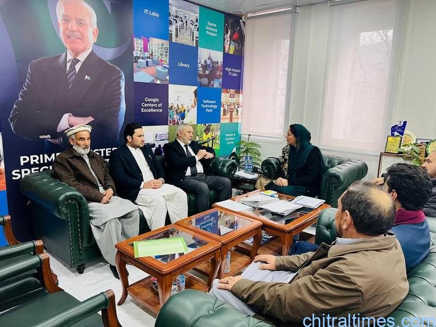 chitraltimes pmln chitral delegation lead by abdul wali khan adv meeting with federal ministers 1