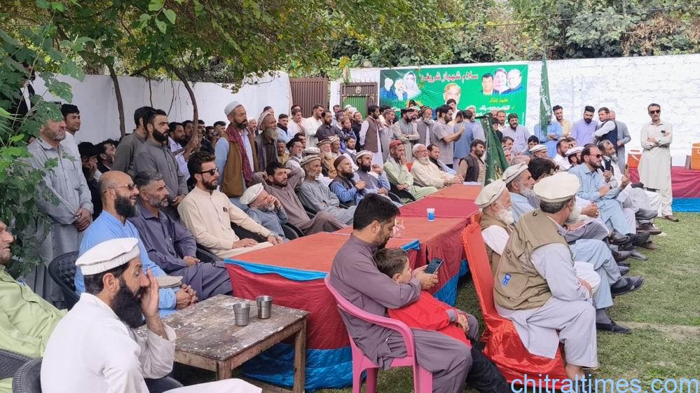 chitraltimes pmln mna ghazala anjum chitral visit 1