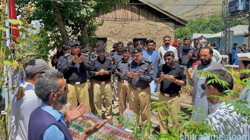 chitraltimes police shuhada anniversory celebration lower chitral 9 1
