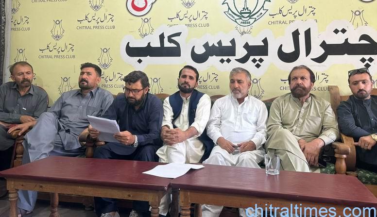 ایک ماہ کے اندر کالکٹک-چترال شاہراہ کی تعمیرپر کام شروع نہ کیا گیا تو وفاقی حکومت کے خلاف بھرپوراحتجاج شروع کیا جائیگا۔ رہنما پی پی پی 