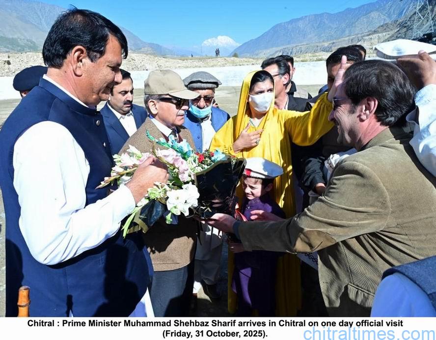 chitraltimes prime minister shehbaz sharif visit chitral inagurates ground breaking danish school 3
