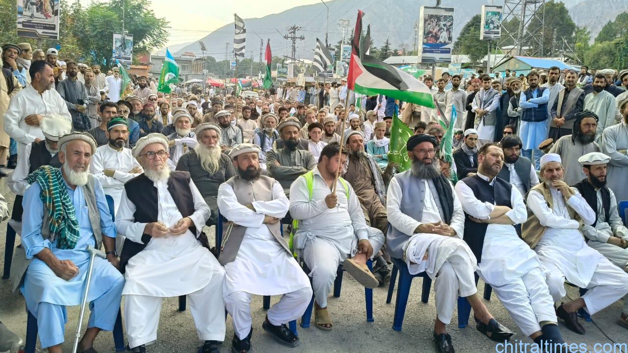 عالمی صمود فلوٹیلا پر اس۔ رائیلی جارحیت اور نہتے فلس طینی عوام پر ڈھائے جانے والے مظالم کے خلاف چترال میں احتجاجی مظاہرہ 