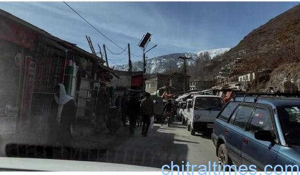 chitraltimes pti protest 8february and chitral bazar 3