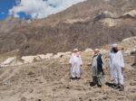 chitraltimes qari faizullah visit flood effected ghazur and GB 1