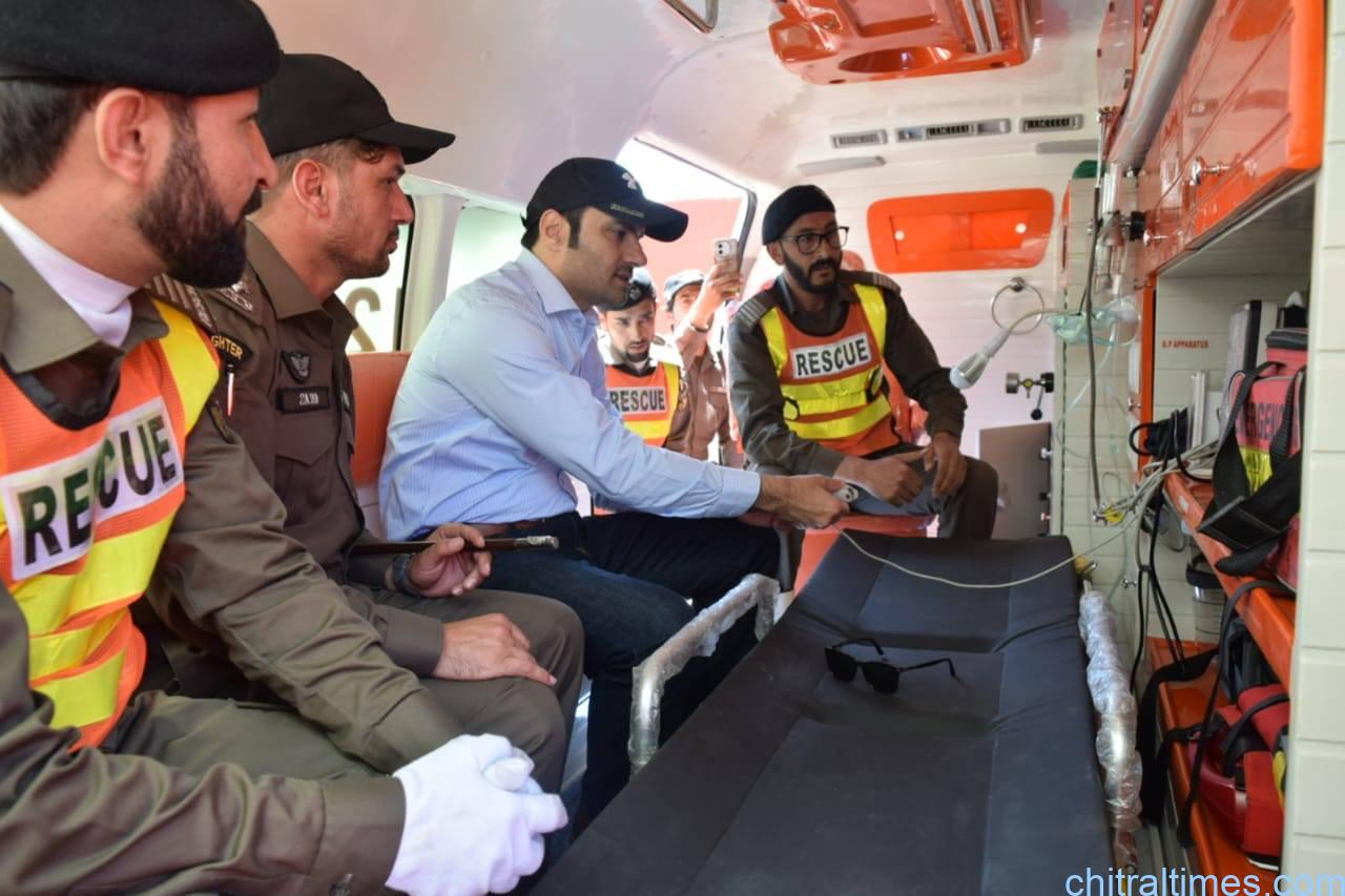 chitraltimes rescue1122 dg kp visit chitral lower 7