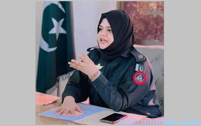 ڈسٹرکٹ پولیس آفیسر لوئیرچترال تبدیل، ریشم جہانگیر لوئر چترال کی نئی ڈی پی او تعینات