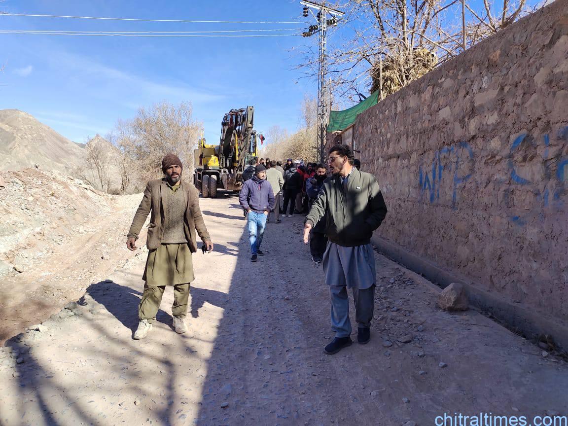 chitraltimes reshun shadr road repairing work in progress 1 1