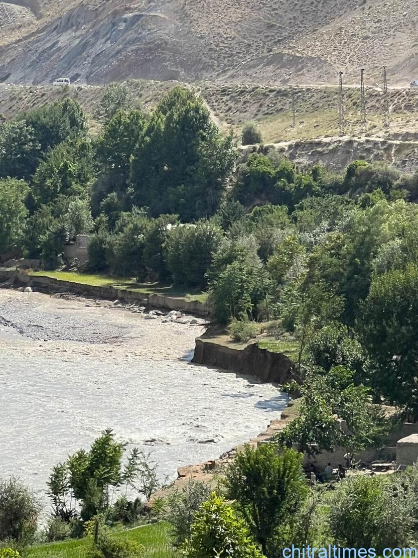 chitraltimes river erosion Junali koch upper chitral 5