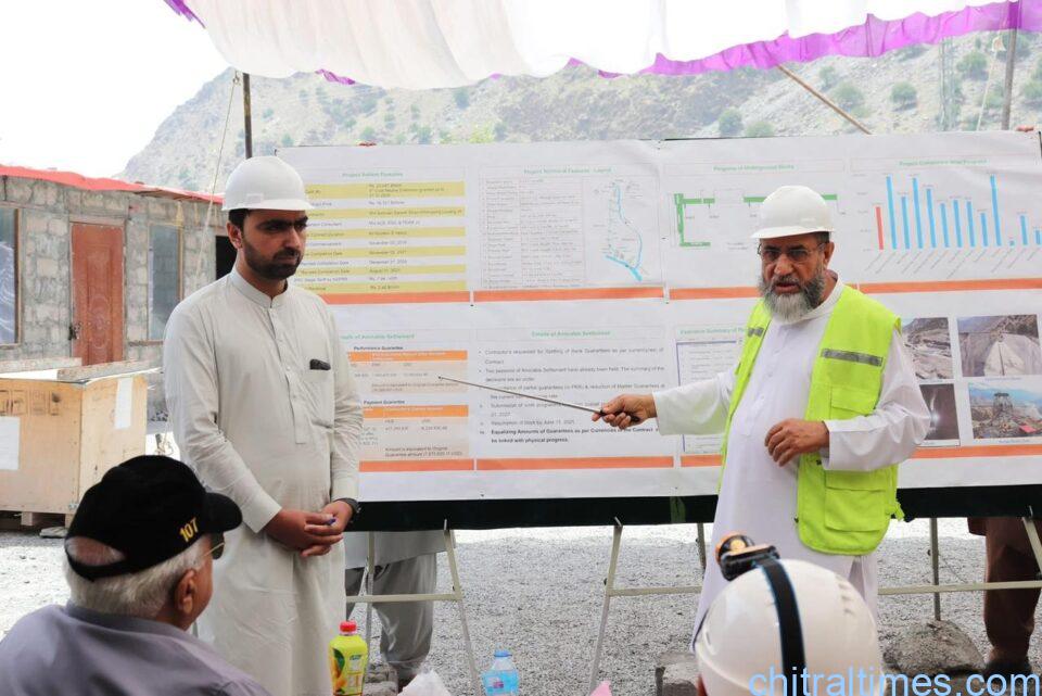 chitraltimes secretary power and energy kp visit lawi and shishi hydro power projects 2