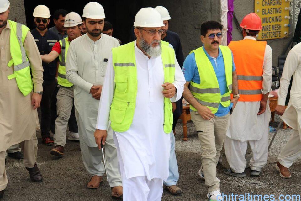 chitraltimes secretary power and energy kp visit lawi and shishi hydro power projects 4