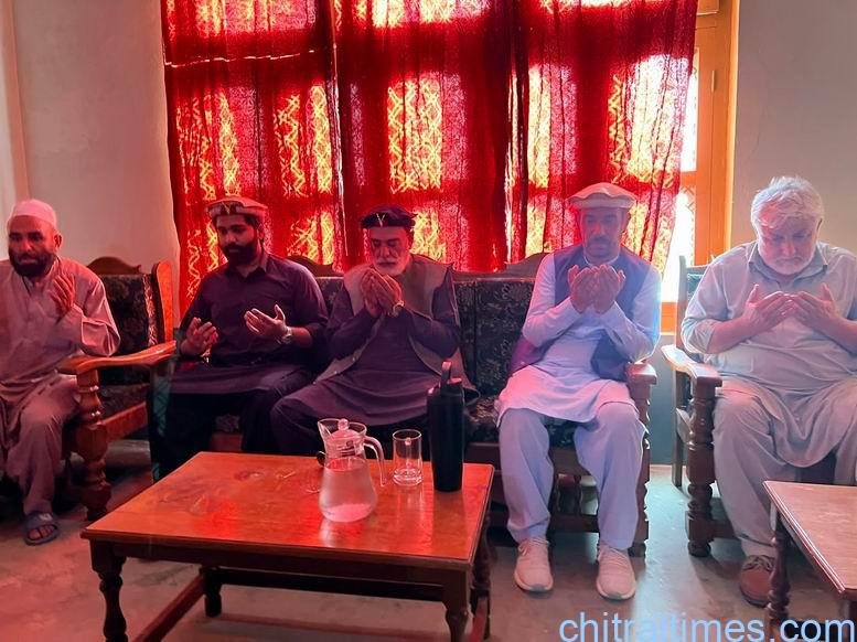 chitraltimes senator talha mahmood visit flood hit area of karimabad 2