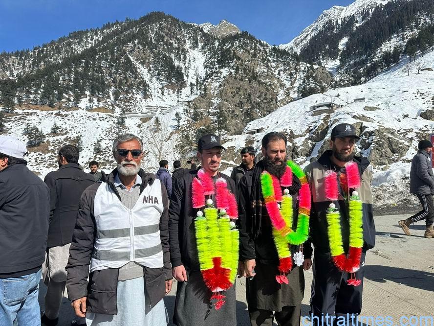 chitraltimes senator talha mehmood chitral visit with lowari to drosh 2