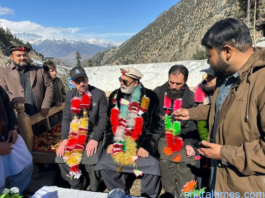 chitraltimes senator talha mehmood chitral visit with lowari to drosh 7