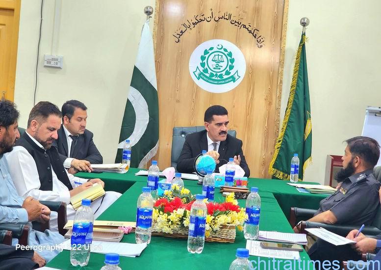 chitraltimes session judge upper chitral chaired meeting on dev projects 2