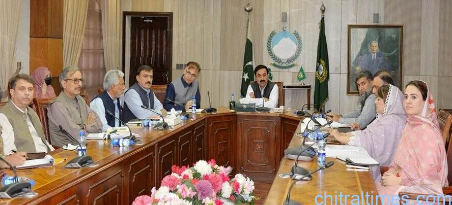 chitraltimes shandur festival meeting chaired by cs kp