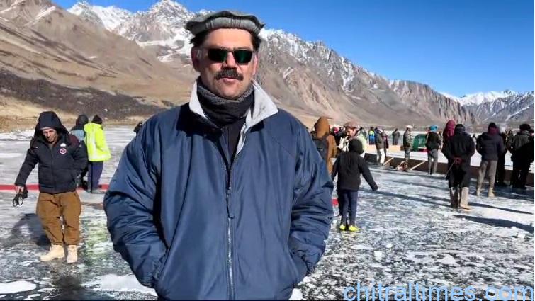 chitraltimes shandur pass ice hockey final tafshen haider
