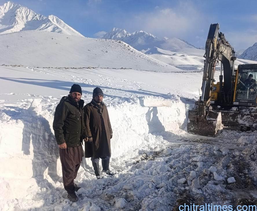 chitraltimes shandur pass road snow clearence 6