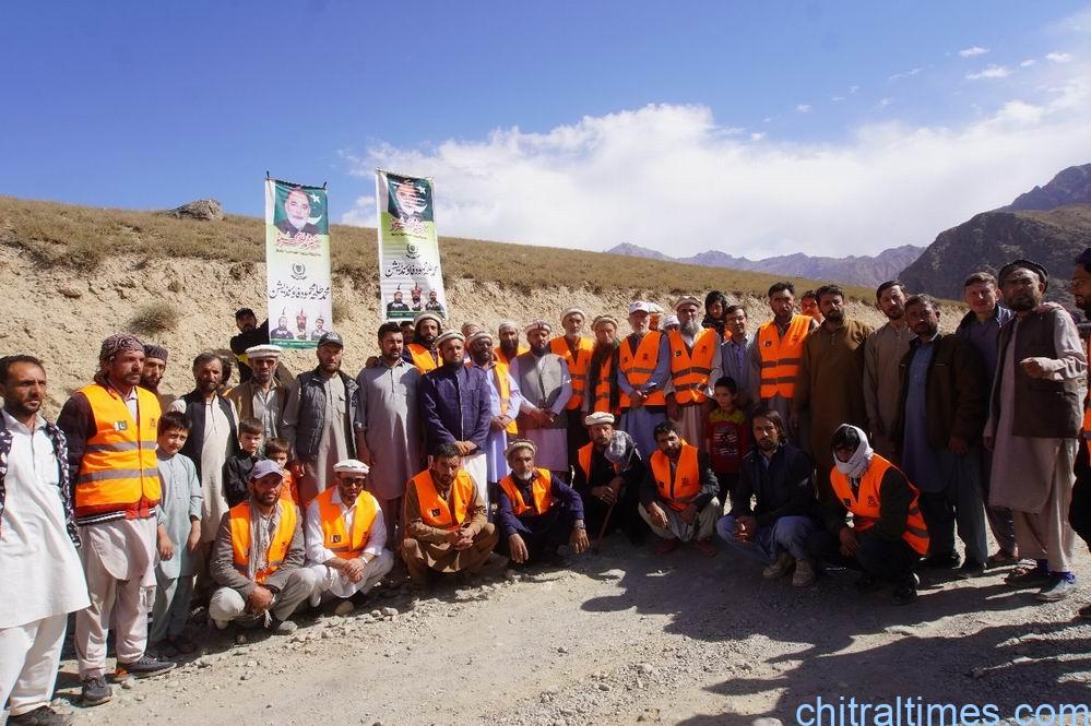 chitraltimes talha mahmood foundation starts work on booni buzund road 2