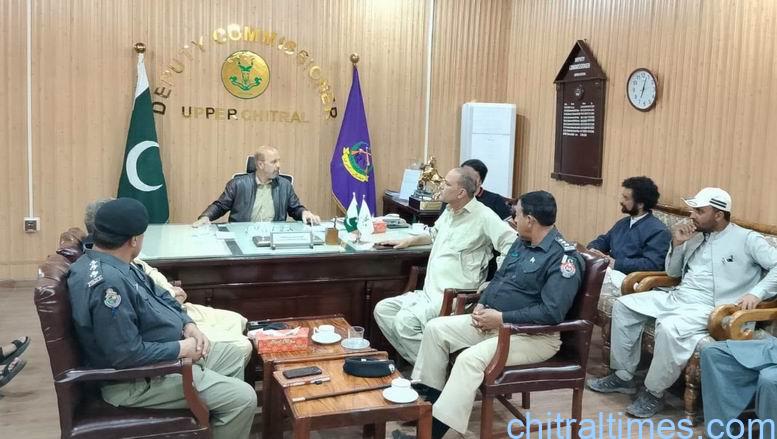 ضلعی انتظامیہ اپر چترال اور تورکہو کے ہڑ تالی عوام کے درمیان مذاکرات کامیاب،