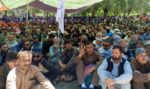 chitraltimes torkhow road protest in rain junali 2
