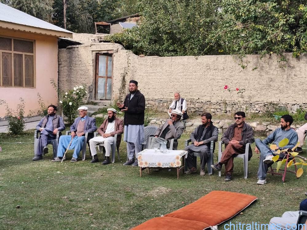 chitraltimes ttrf meeting on booni buzund torkhow road 2