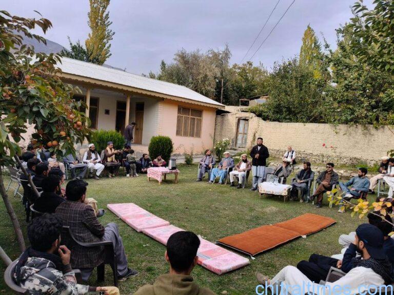 chitraltimes ttrf meeting on booni buzund torkhow road 3