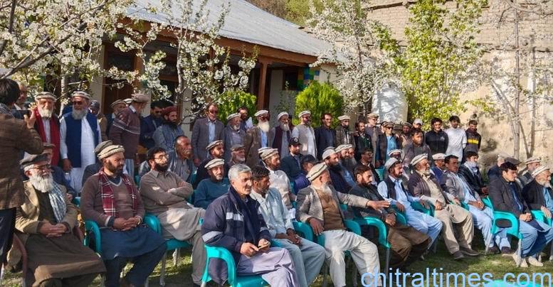    عمائدینِ تورکھو تریچ کا اہم اجلاس،  بونی بزند روڈ پر باقاعدہ  کام شروع کرنے کیلئے 28 اپریل تک کا ڈیڈ لائن، بھرپوراحتجاج کا فیصلہ 