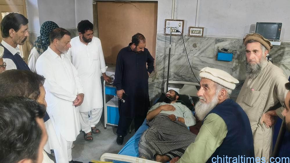 chitraltimes ttrf member sohail admit in dhq hospital chitral niazi media talk 3