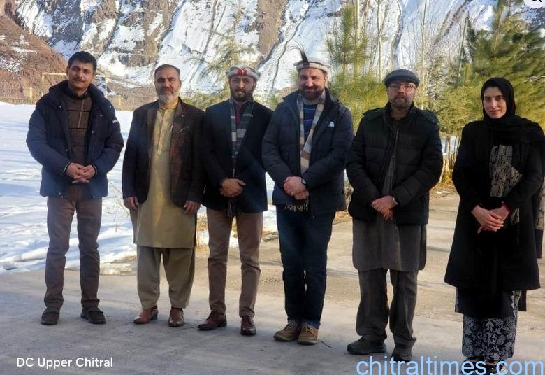 chitraltimes vc chitral uni visit dc office upper chitral and sub campus building4