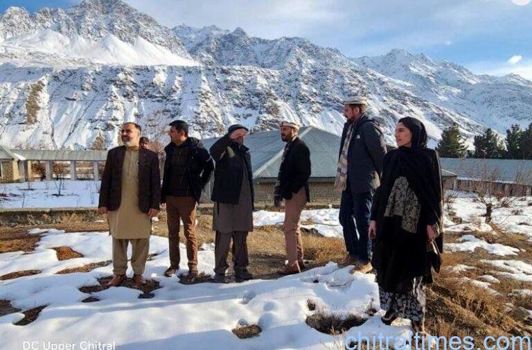 chitraltimes vc chitral uni visit dc office upper chitral and sub campus building5