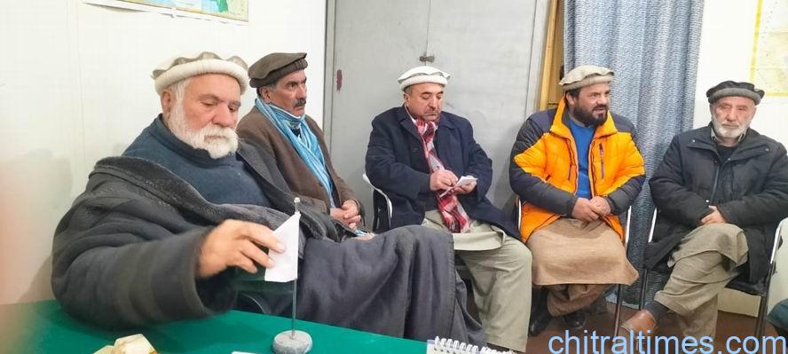 chitraltimes vcs chairmans and elites of upper chitral meeting 3