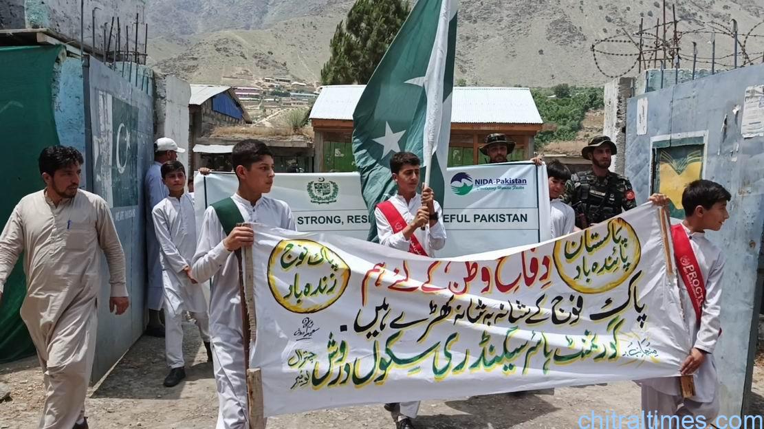 یوم تکبیر کے حوالے سے ندا پاکستان کے زیر اہتمام دروش میں تقریب اور ریلی