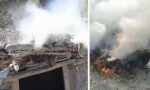 chitraltimes zaini gambori khan house caught fire and turn into ashes 2