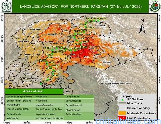 ndma glof alert rain