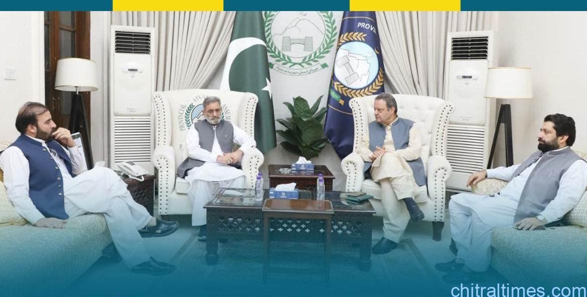 سپیکر خیبرپختونخوا اسمبلی بابر سلیم سواتی کی زیر صدارت چترال سمیت دیگر سیلاب سےمتاثرہ علاقوں کے مائنز اینڈ منرلز کے حوالے سے اجلاس 