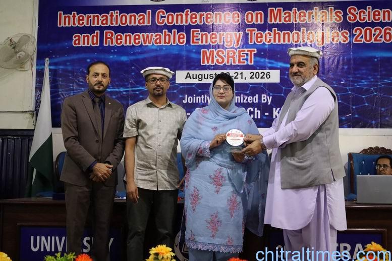 two day international conference on material science and renewable energy begins at university of chitral 3