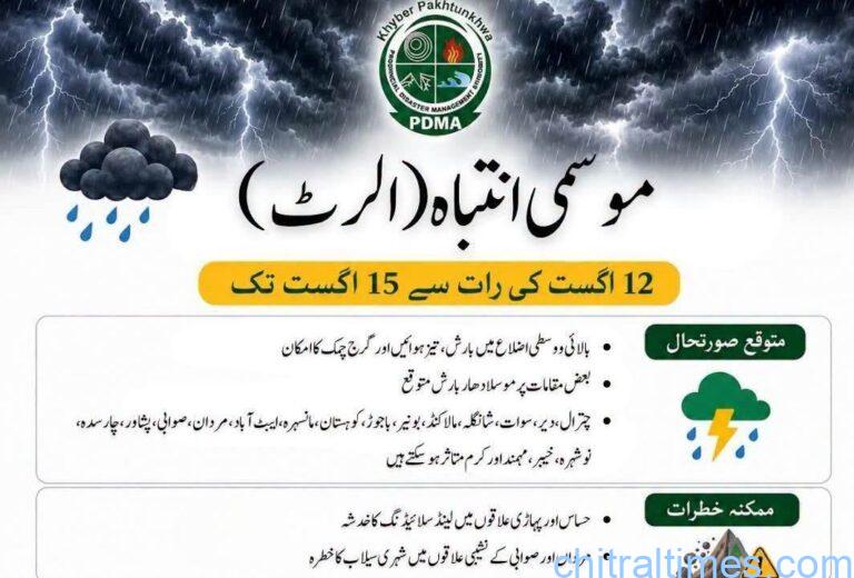 weather alert pdma